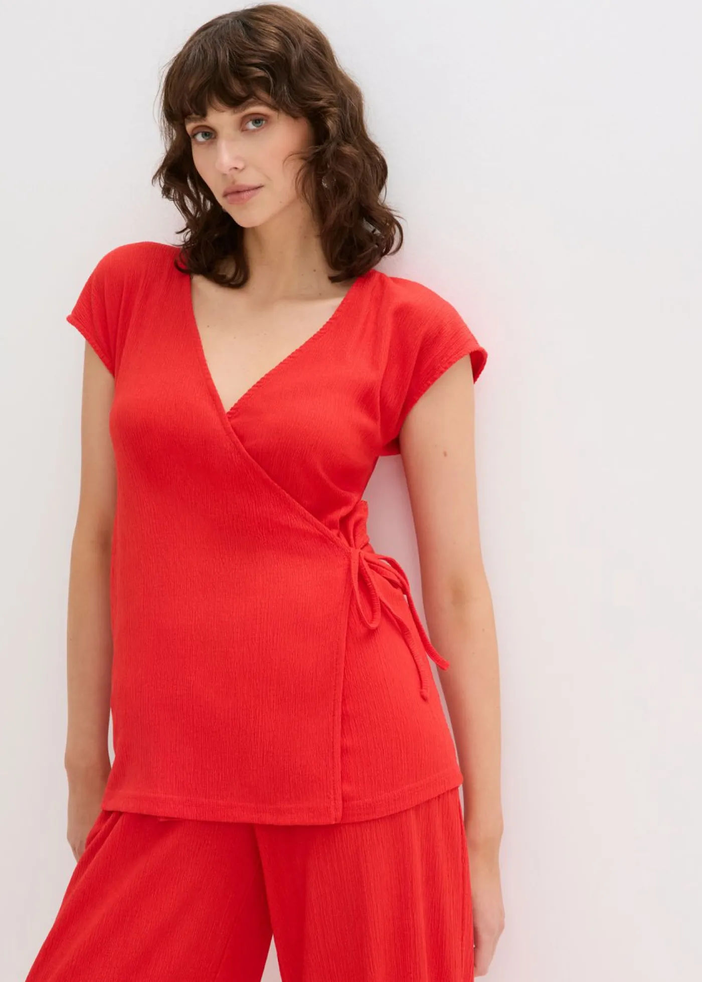 Mujer bonprix bonprix Camiseta con efecto cruzado