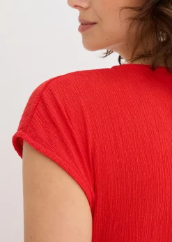 Mujer bonprix bonprix Camiseta con efecto cruzado