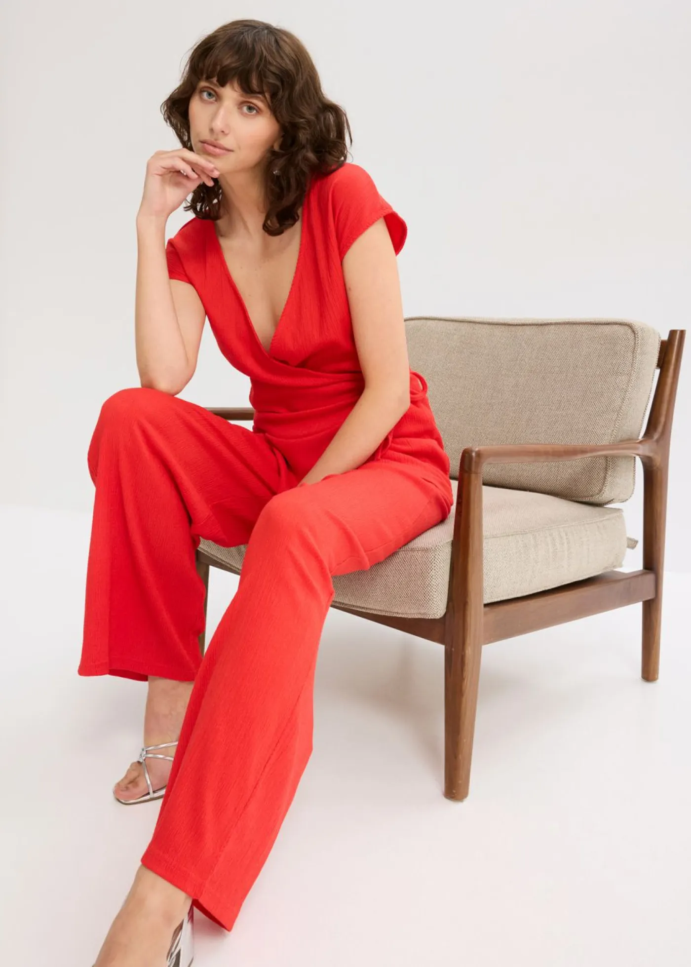 Mujer bonprix bonprix Camiseta con efecto cruzado