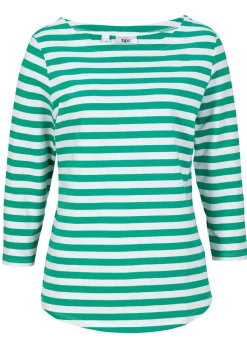 Mujer bonprix bonprix Camiseta con escote barco