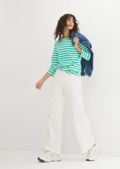 Mujer bonprix bonprix Camiseta con escote barco