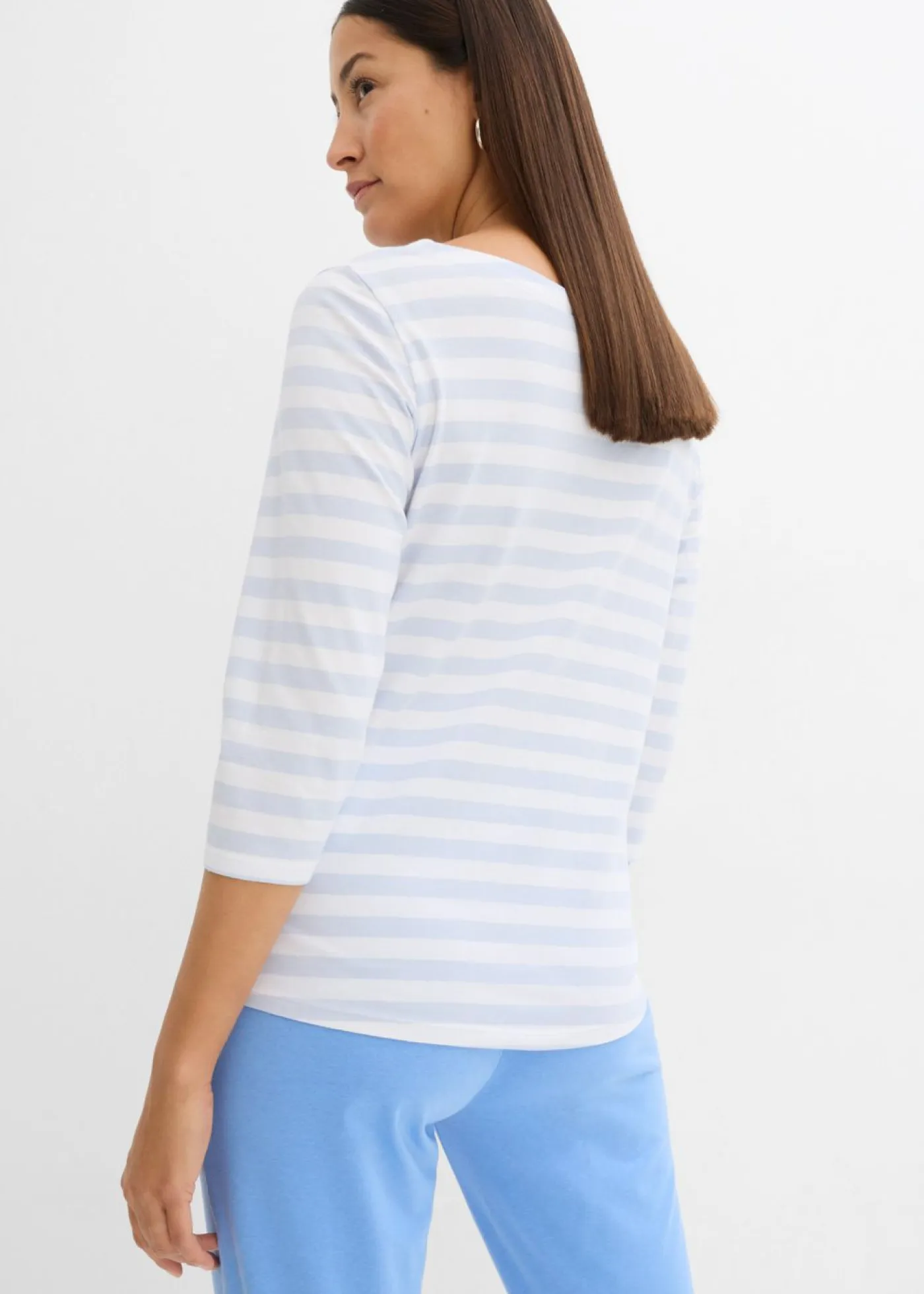 Mujer bonprix bonprix Camiseta con escote barco