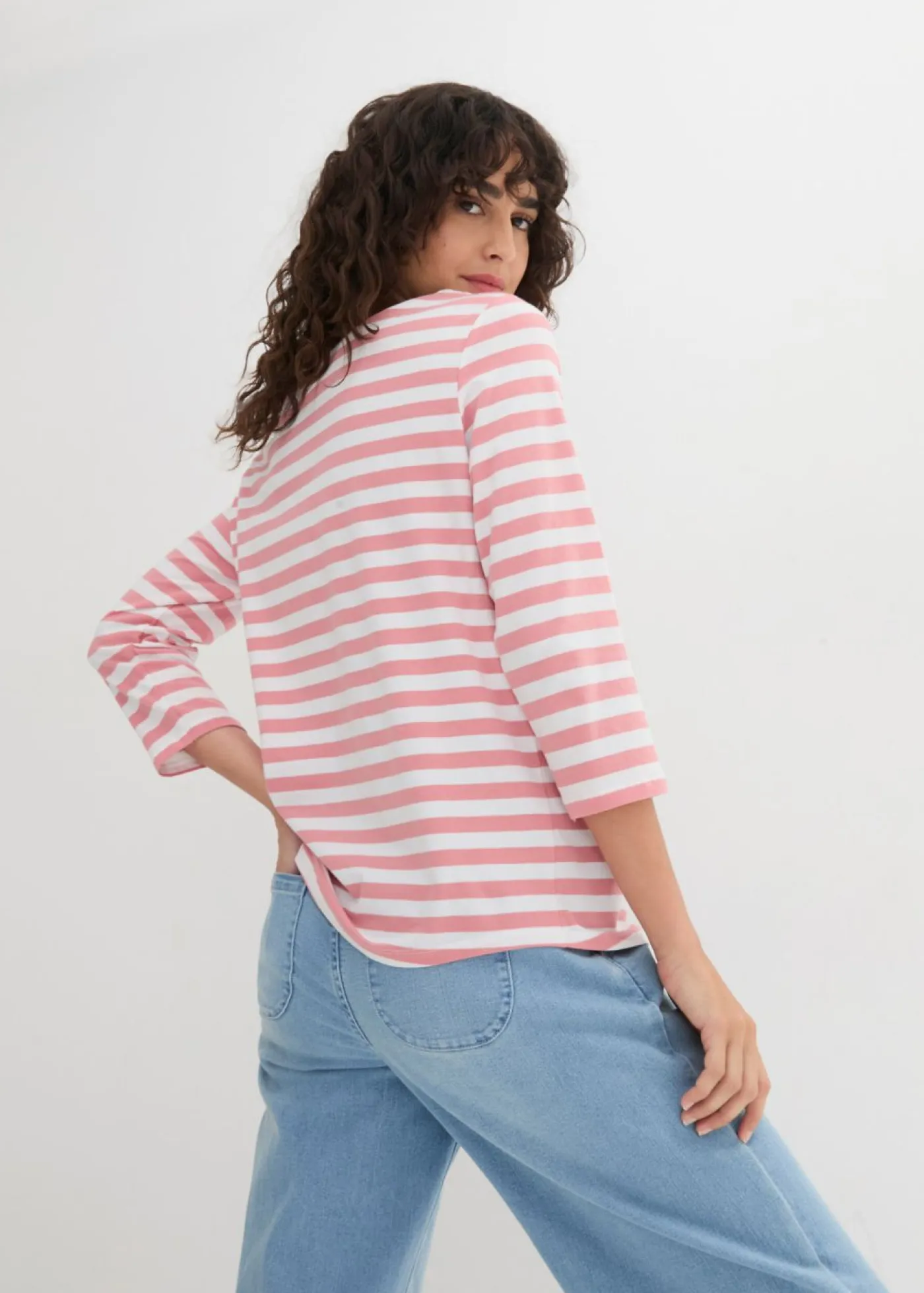 Mujer bonprix bonprix Camiseta con escote barco