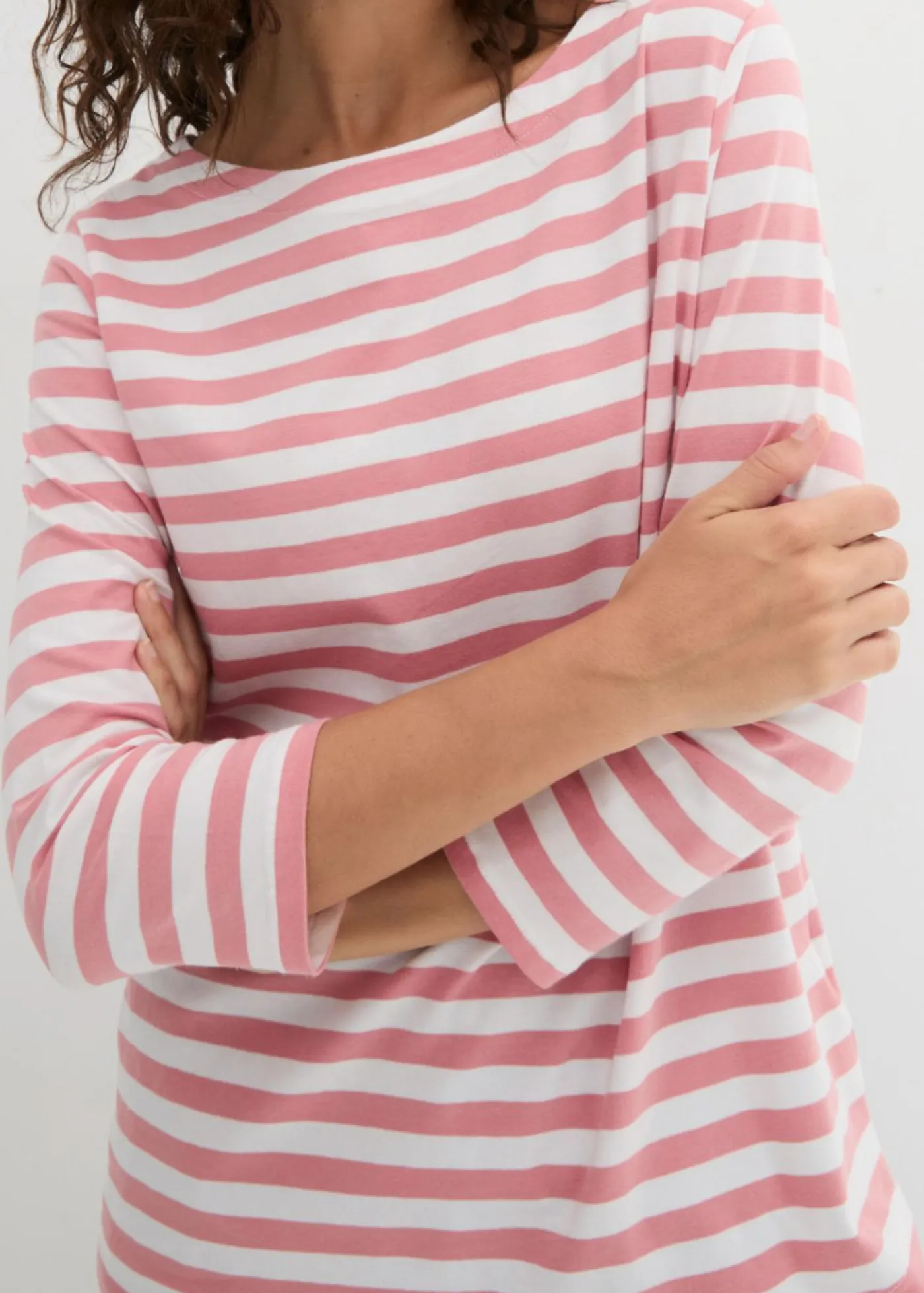 Mujer bonprix bonprix Camiseta con escote barco