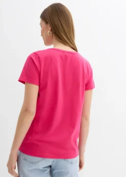 Mujer bonprix bonprix Camiseta con escote decorativo