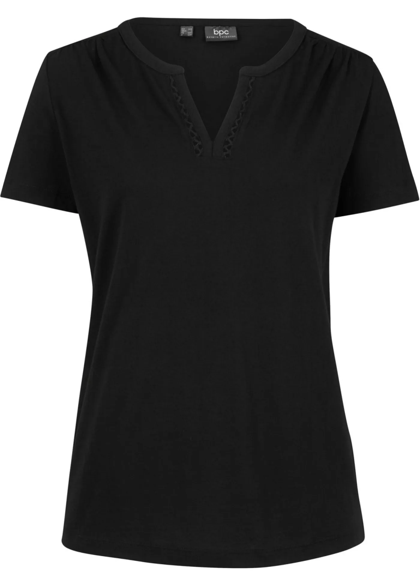 Mujer bonprix bonprix Camiseta con escote decorativo