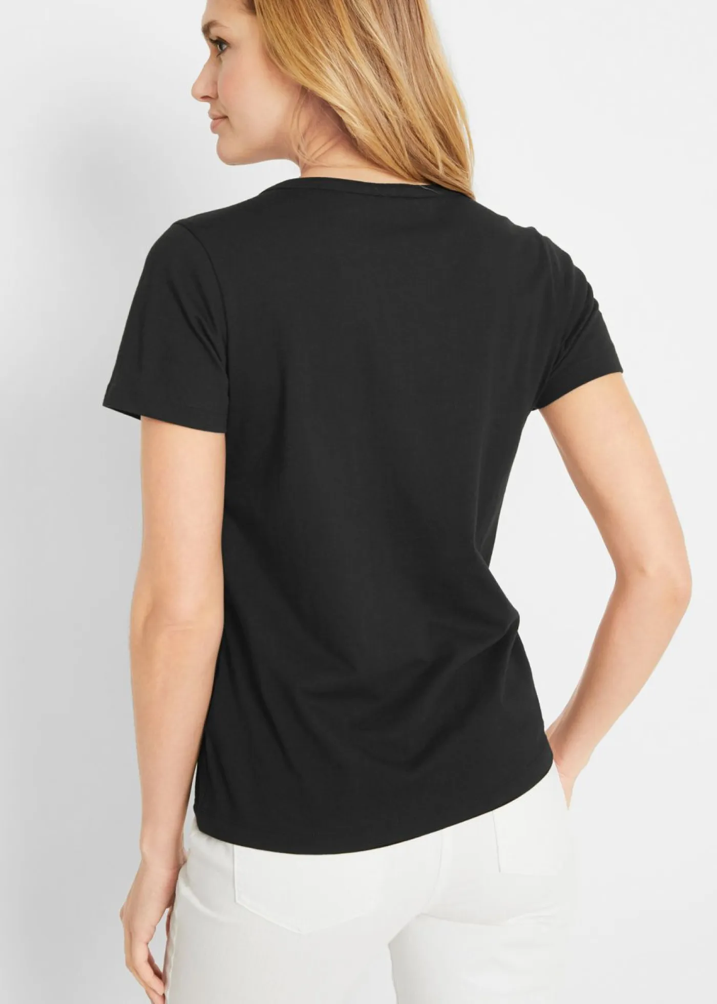 Mujer bonprix bonprix Camiseta con escote decorativo