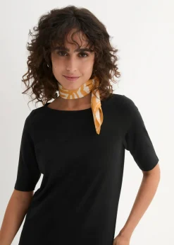 Mujer bonprix bonprix Camiseta con escote en U y media manga