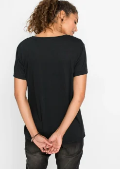 Mujer bonprix bonprix Camiseta con escote en V