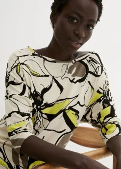 Mujer bonprix bonprix Camiseta con estampado de flores