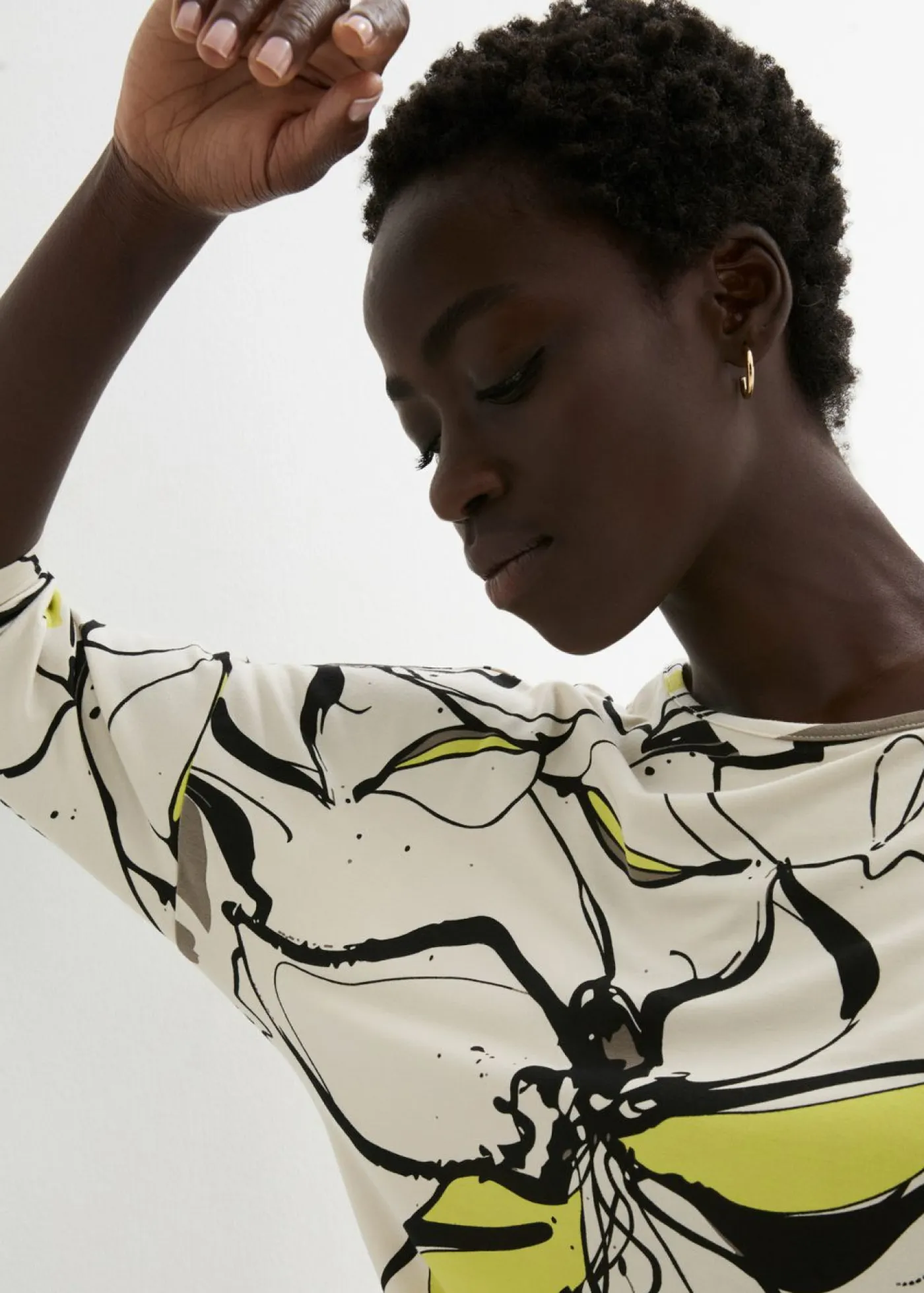 Mujer bonprix bonprix Camiseta con estampado de flores