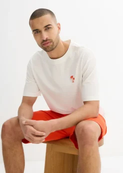 Hombre bonprix bonprix Camiseta con estampado en la parte posterior y corte holgado