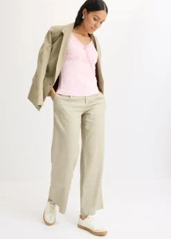 Mujer bonprix bonprix Camiseta con fruncido