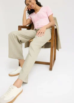 Mujer bonprix bonprix Camiseta con fruncido