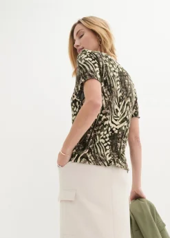 Mujer bonprix bonprix Camiseta con goma elástica