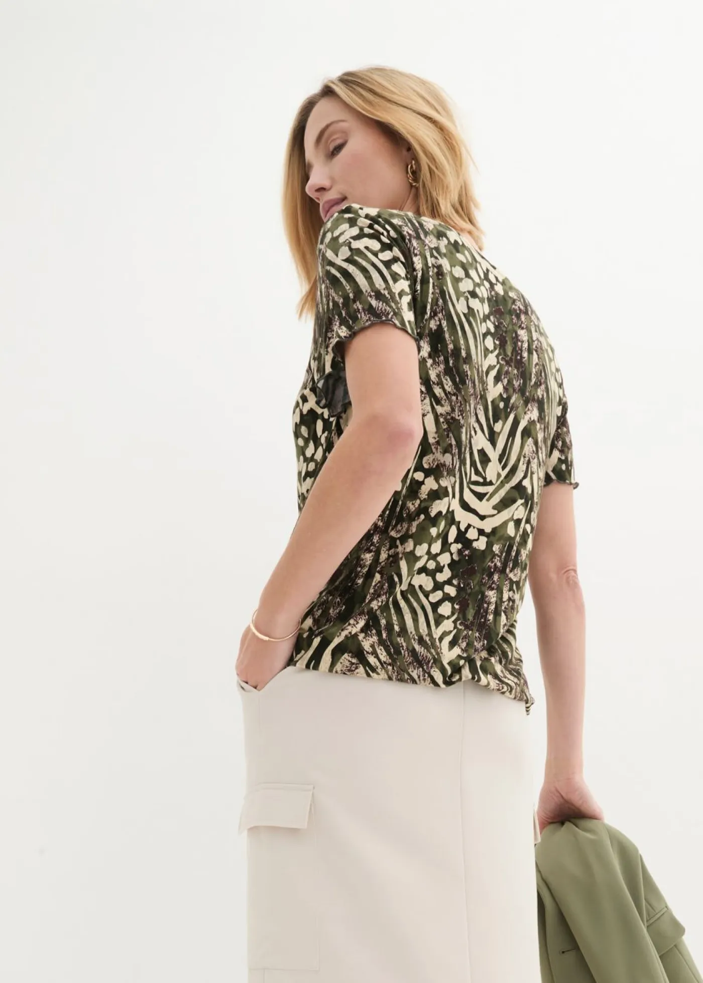 Mujer bonprix bonprix Camiseta con goma elástica