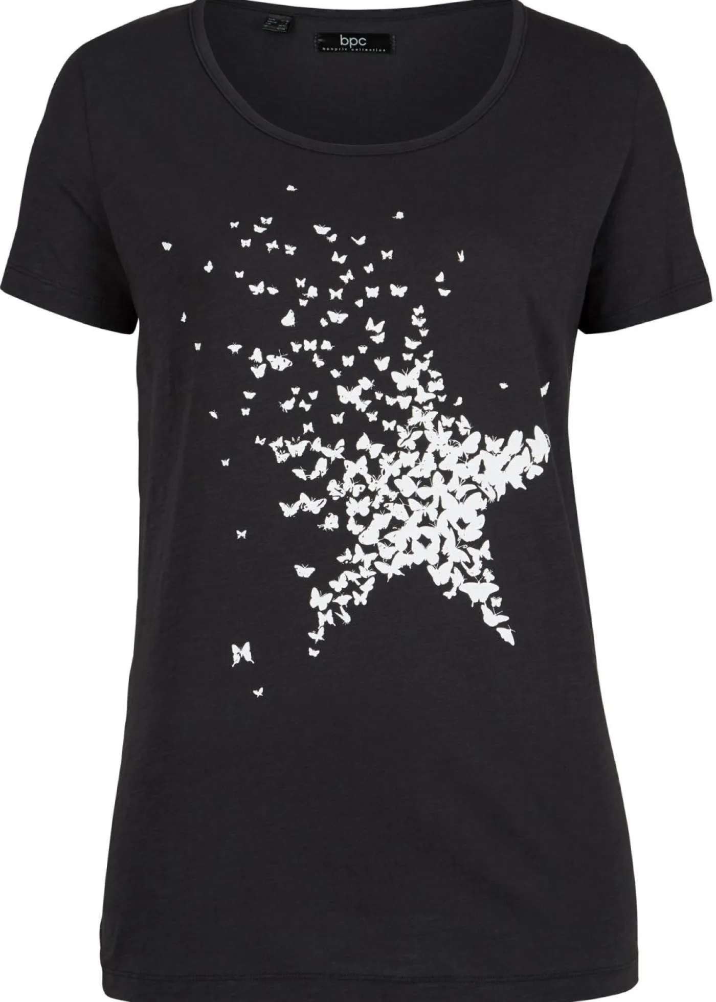 Mujer bonprix bonprix Camiseta con hilo flameado y manga corta