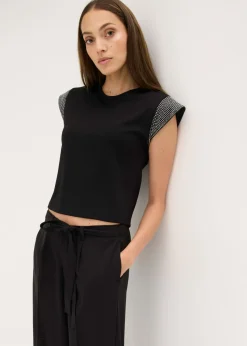 Mujer bonprix bonprix Camiseta con hombreras