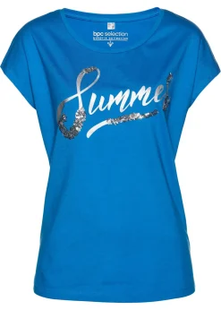 Mujer bonprix bonprix Camiseta con lentejuelas