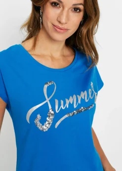 Mujer bonprix bonprix Camiseta con lentejuelas