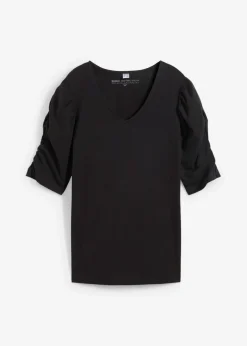 Mujer bonprix bonprix Camiseta con mangas abullonadas