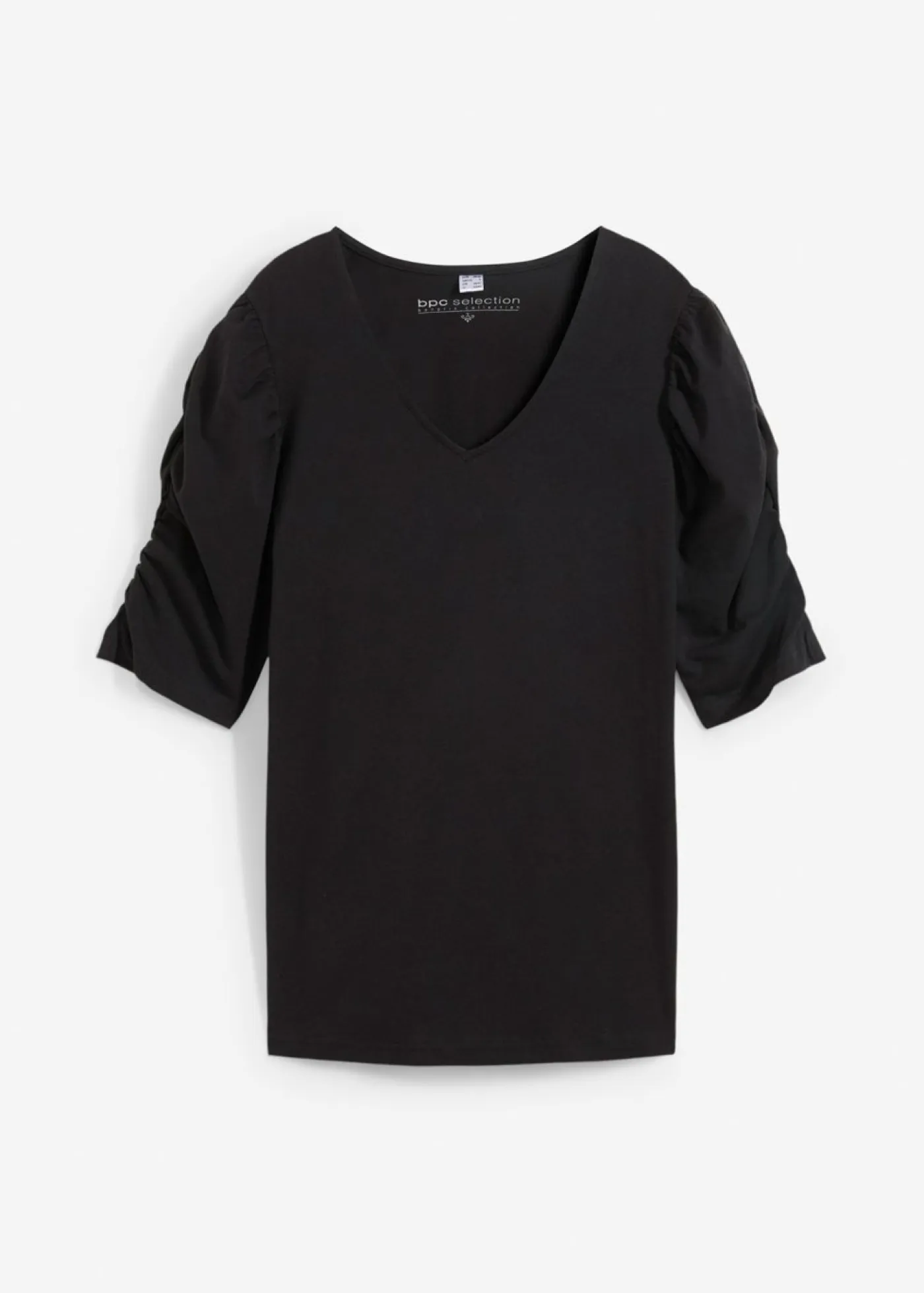 Mujer bonprix bonprix Camiseta con mangas abullonadas