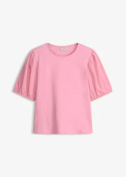 Mujer bonprix bonprix Camiseta con mangas abullonadas