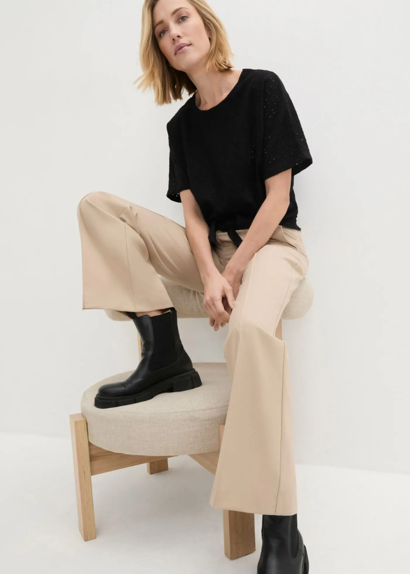 Mujer bonprix bonprix Camiseta con mangas de murciélago