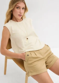 Mujer bonprix bonprix Camiseta con puños elásticos