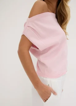 Mujer bonprix bonprix Camiseta con un hombro al descubierto