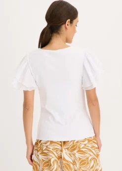 Mujer bonprix bonprix Camiseta con volantes