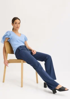 Mujer bonprix bonprix Camiseta con volantes