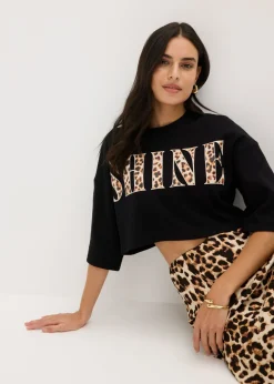 Mujer bonprix bonprix Camiseta corta de algodón orgánico puro