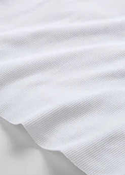 Mujer bonprix bonprix Camiseta corta de canalé