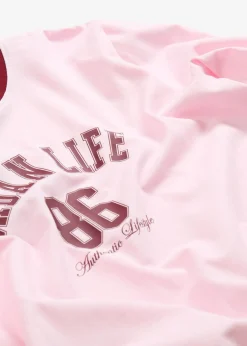 Niños bonprix bonprix Camiseta corta de manga larga de mezcla de algodón orgánico elástico