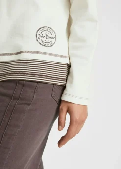 Mujer bonprix bonprix Camiseta de algodón 2 en 1 con manga larga