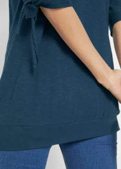 Mujer bonprix bonprix Camiseta de algodón con hombros al descubierto