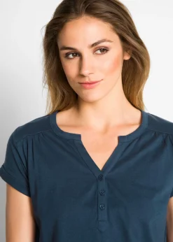 Mujer bonprix bonprix Camiseta de algodón con manga corta