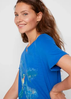 Mujer bonprix bonprix Camiseta de algodón estampada