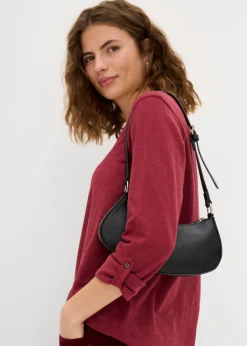 Mujer bonprix bonprix Camiseta de algodón orgánico puro con botones