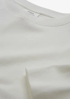 bonprix bonprix Esenciales|Camisetas>Camiseta de algodón orgánico puro Blanco lana