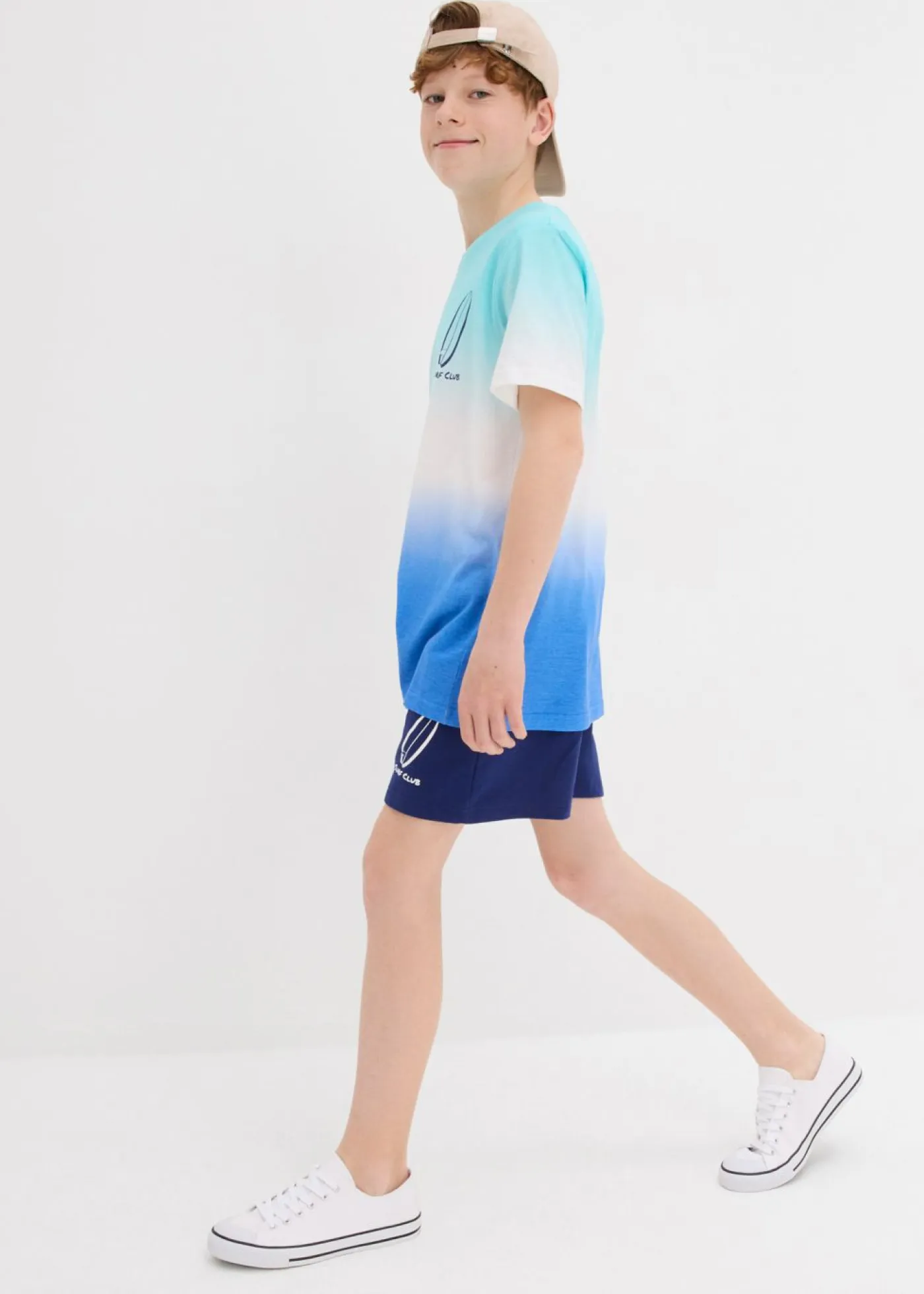 Niños bonprix bonprix Camiseta de algodón orgánico con degradado cromático