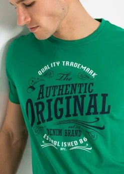 Hombre bonprix bonprix Camiseta de algodón orgánico puro (2 unidades)