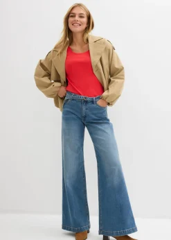 Mujer bonprix bonprix Camiseta de algodón orgánico puro con manga larga