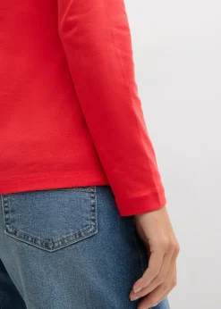 Mujer bonprix bonprix Camiseta de algodón orgánico puro con manga larga