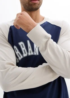 Hombre bonprix bonprix Camiseta de algodón orgánico puro con manga larga