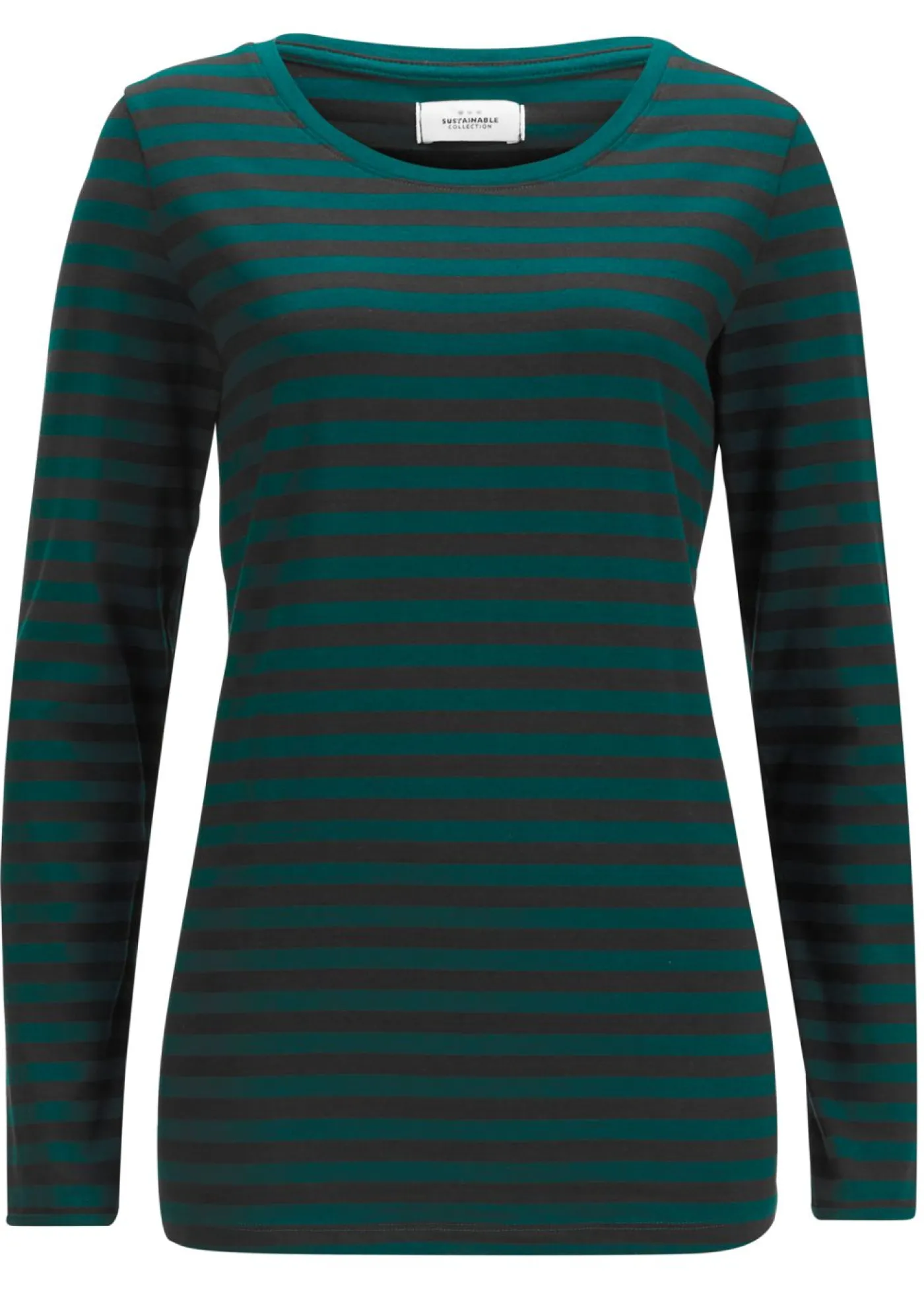 Mujer bonprix bonprix Camiseta de algodón orgánico puro con manga larga