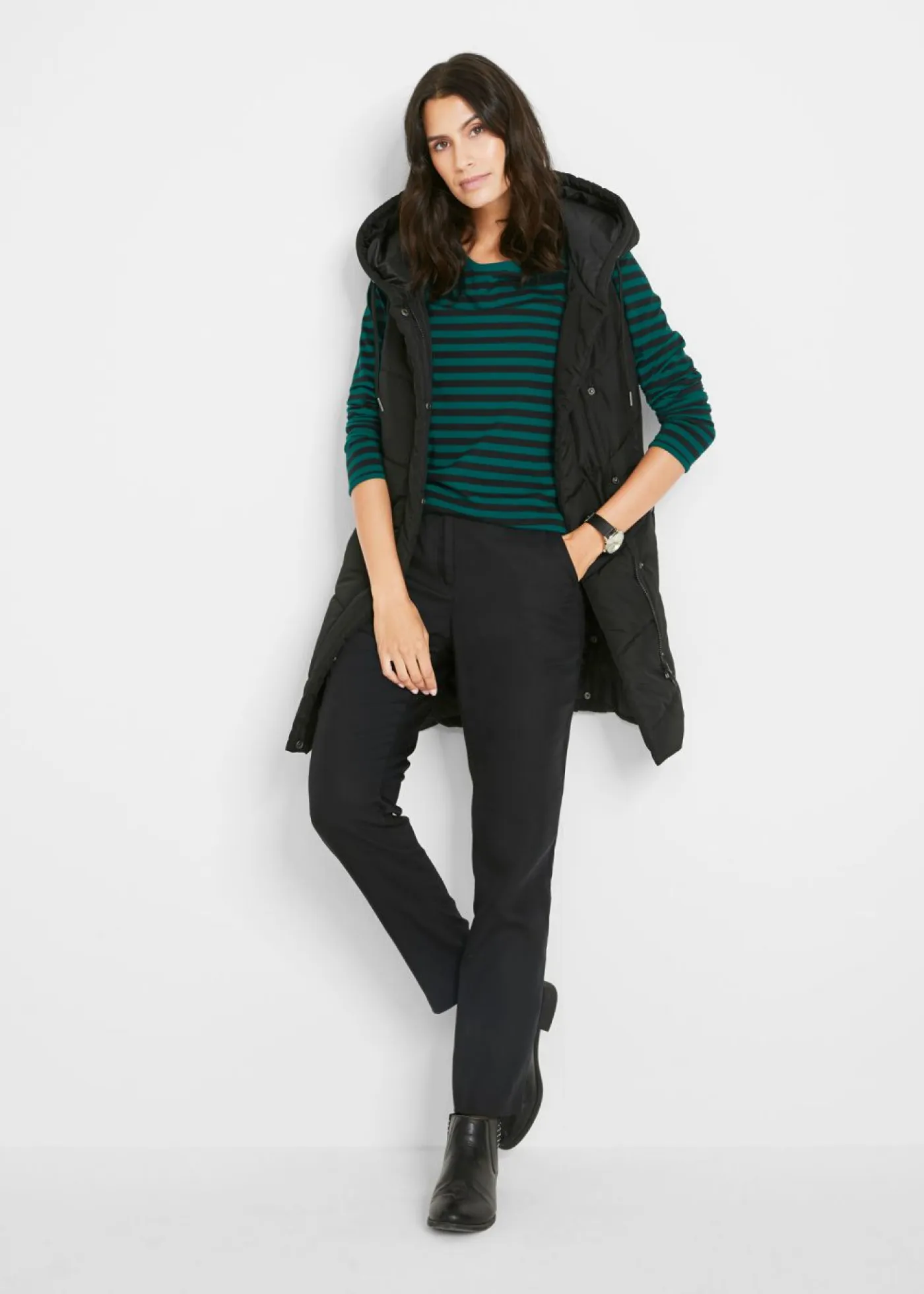 Mujer bonprix bonprix Camiseta de algodón orgánico puro con manga larga