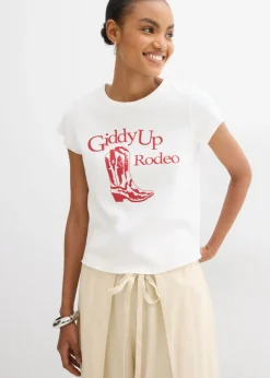 Mujer bonprix bonprix Camiseta de algodón orgánico puro