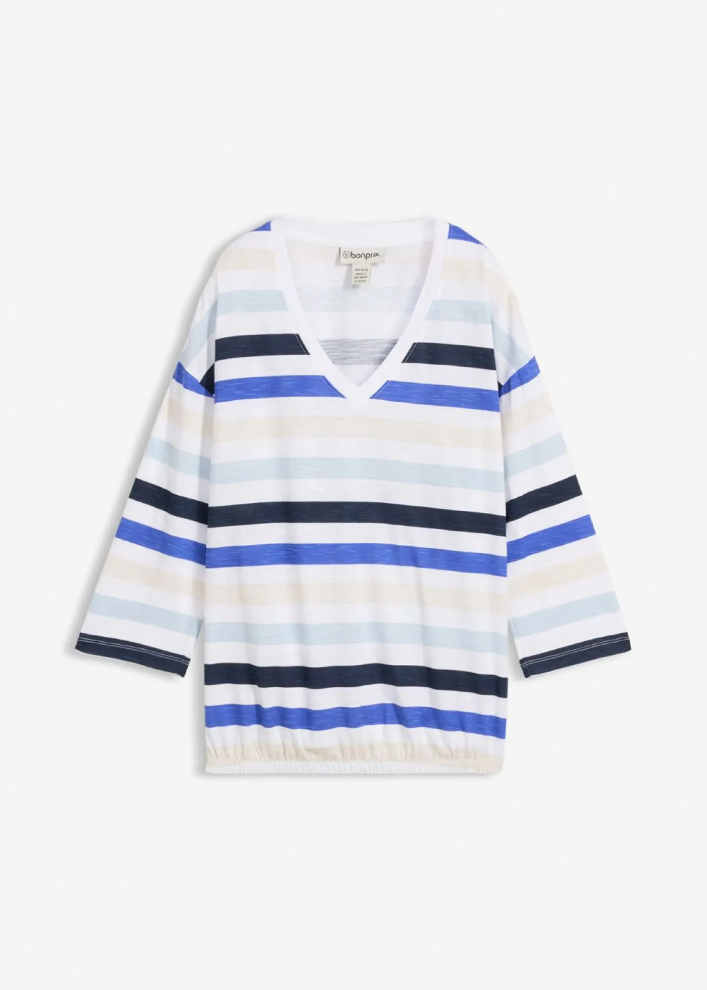 Mujer bonprix bonprix Camiseta de algodón orgánico con mangas 3/4